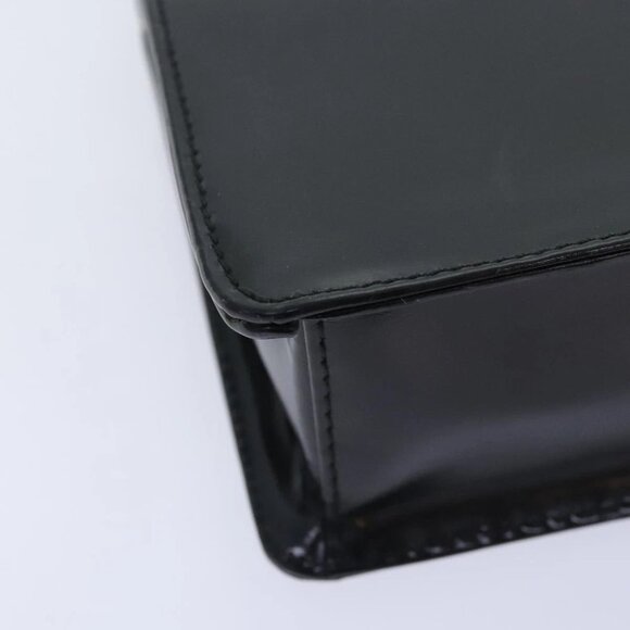 GUCCI Pouch Leather Black Silver Auth yk15398 - Picture 7 of 16